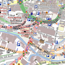 Map Of Huddersfield Area Huddersfield Town Centre | Huddersfield Guide - Information, Travel, Places  To Go, Things To Do